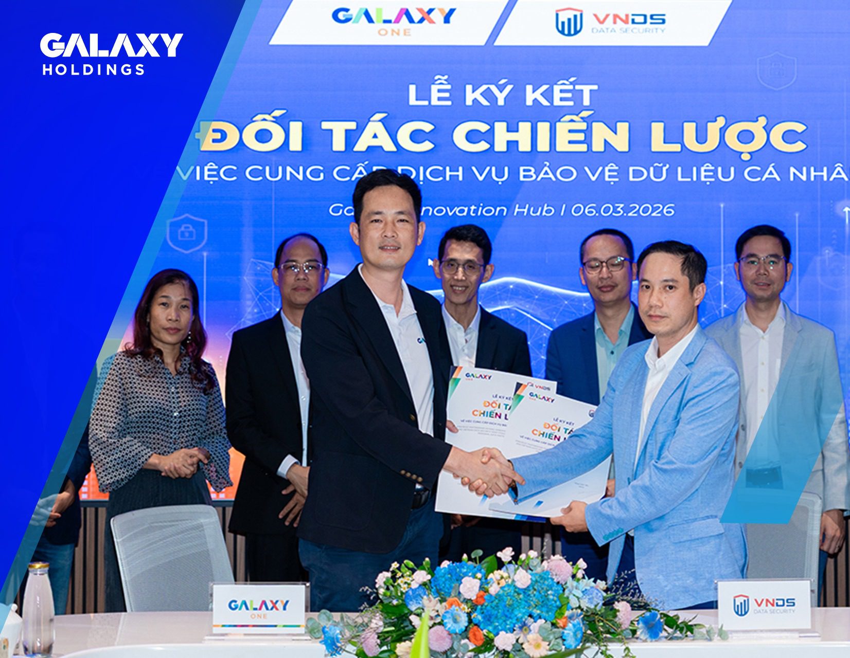 Galaxy One officially partners with VNDS, marking a strategic milestone in delivering personal data protection services and solutions