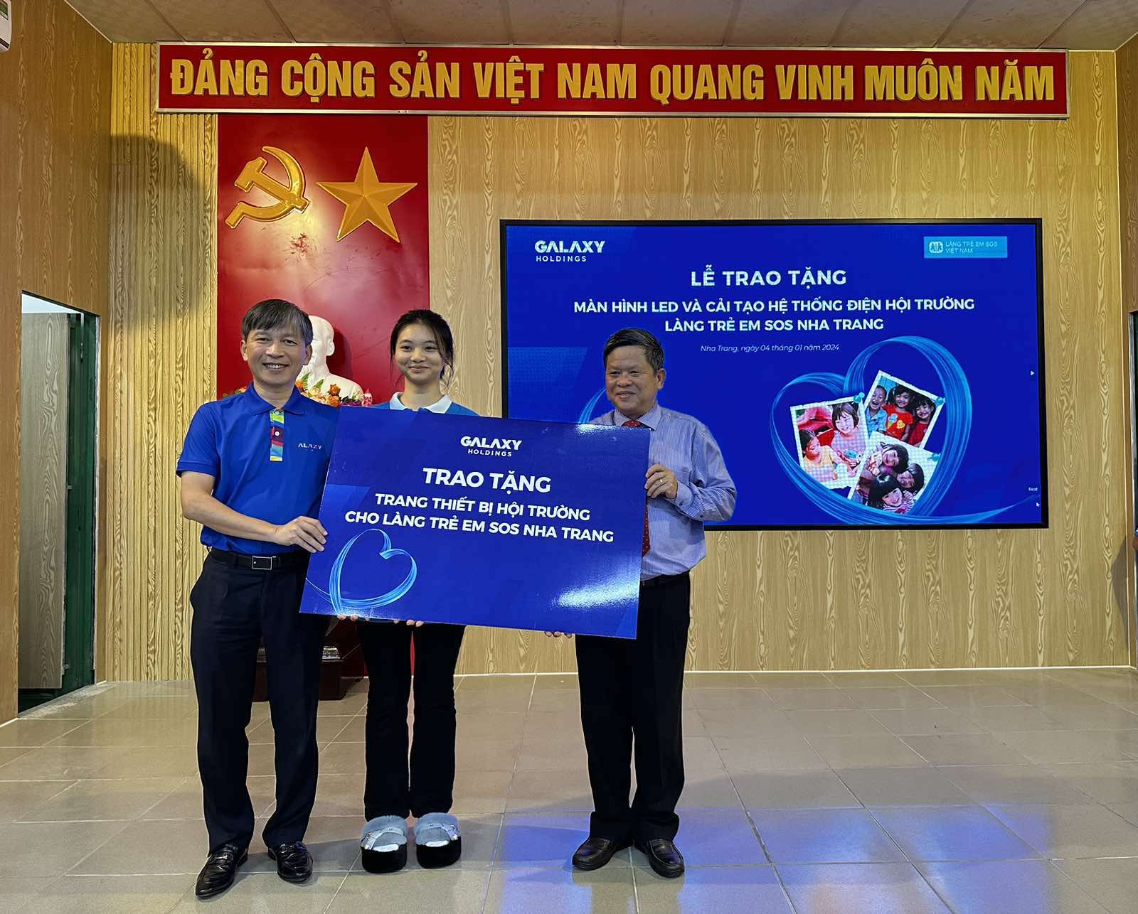 Galaxy Holdings tài trợ cho Làng trẻ em SOS Nha Trang