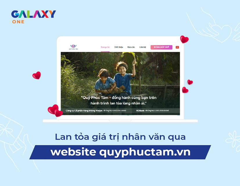 Spreading Humanistic Values Through The Website Of Phúc Tâm Fund