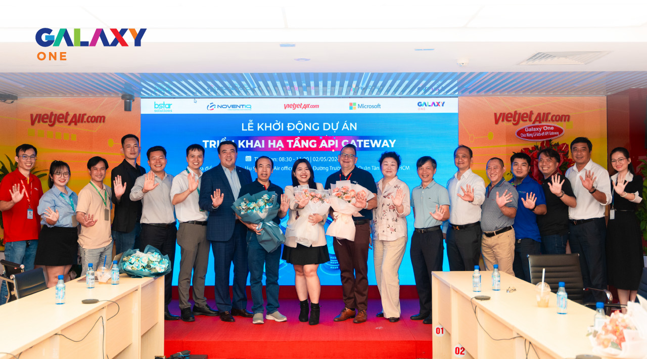 Lễ khởi động dự án triển khai hạ tầng API Gateway cho Vietjet Air